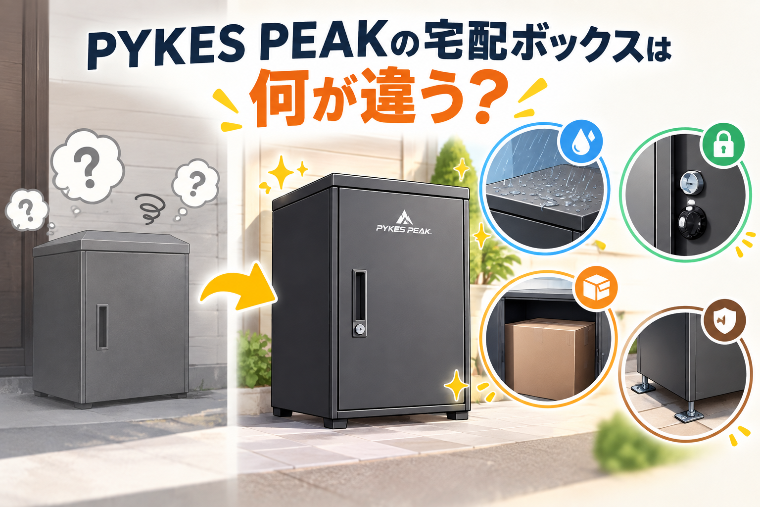PYKES-PEAK宅配ボックスの違い