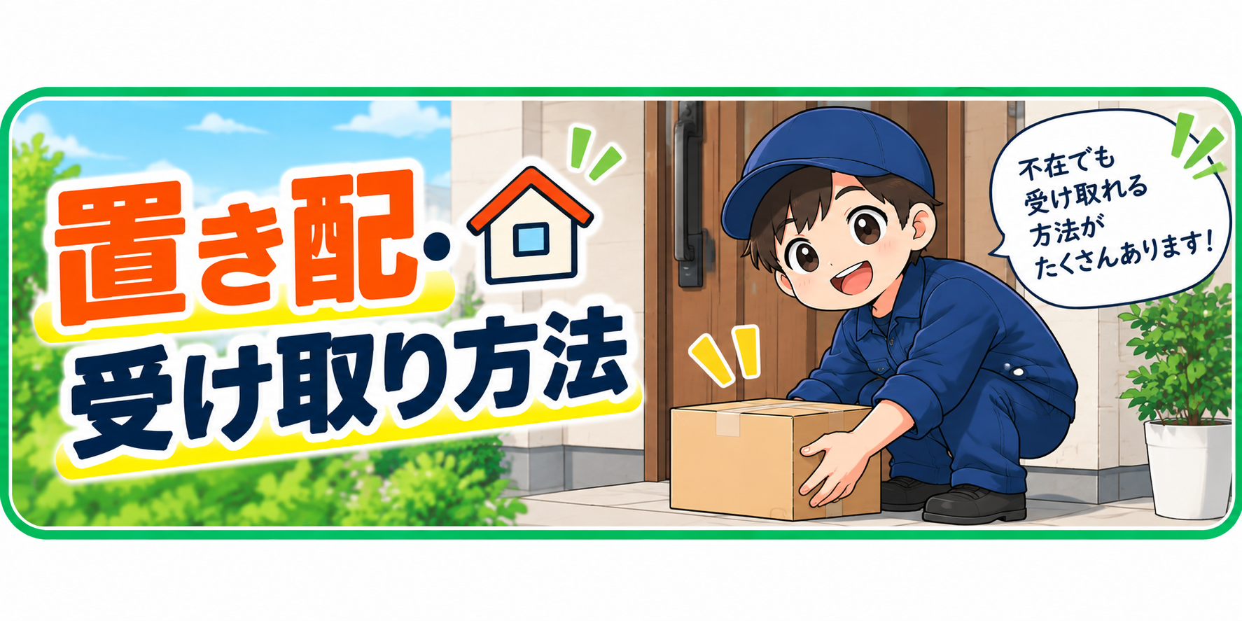 置き配・受け取り方法