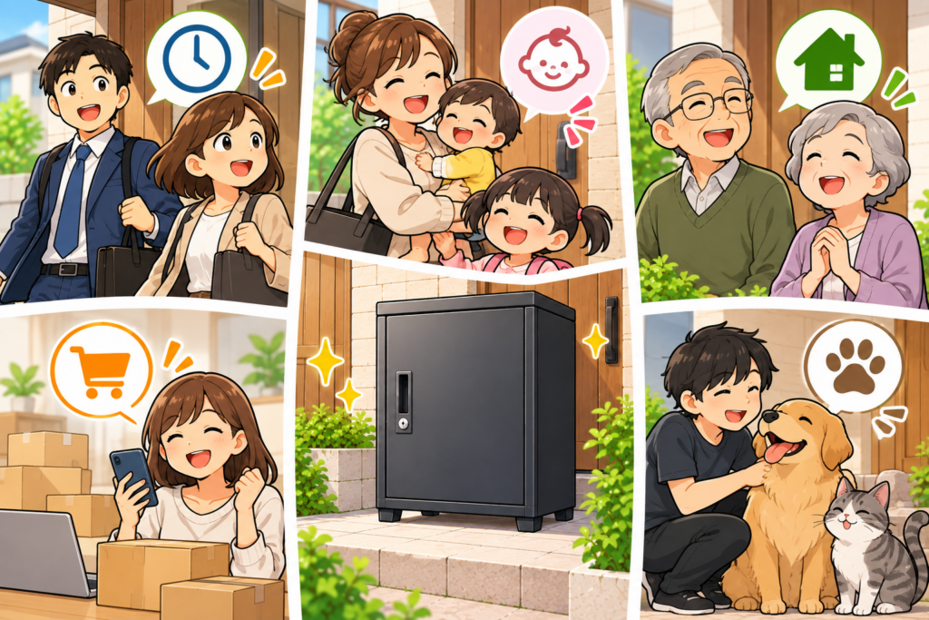 暮らしを支える宅配ボックス